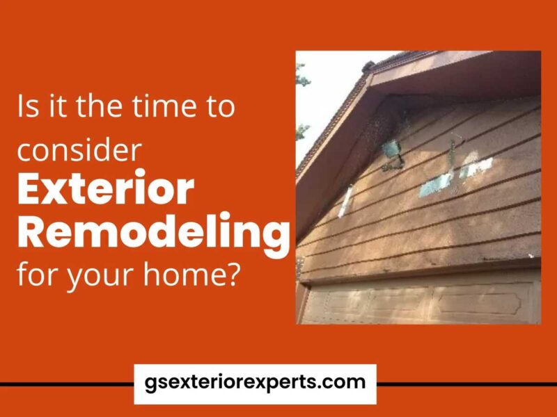 when to consider exterior remodeling