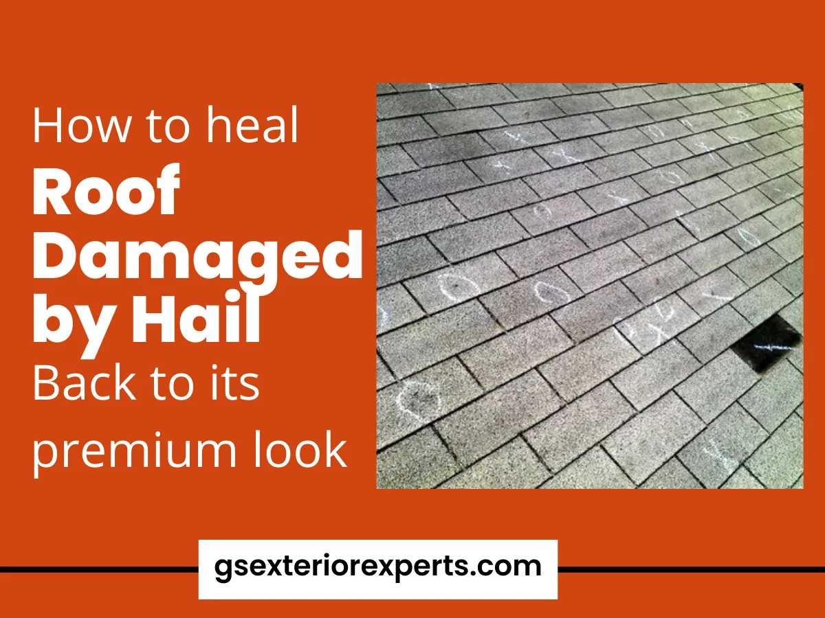 What to do after hail damage roof