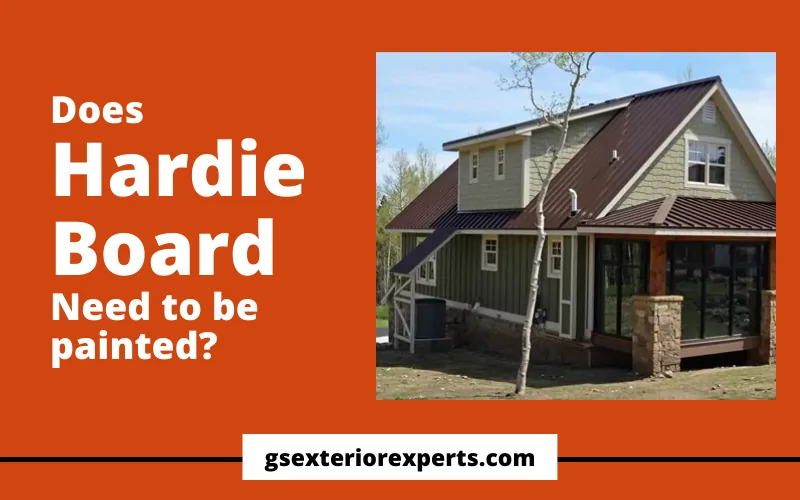 Home with green colored Hardie Board siding and blog title on the left