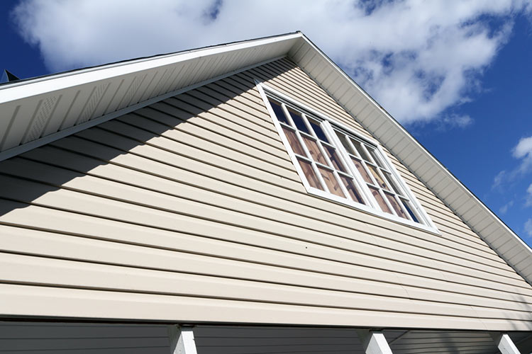 House exterior with beige siding
