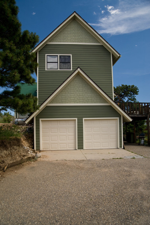 2 story home with James Hardie Fiber-cement siding