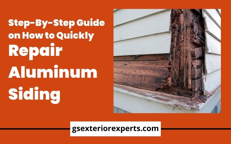 how to repair aluminum siding