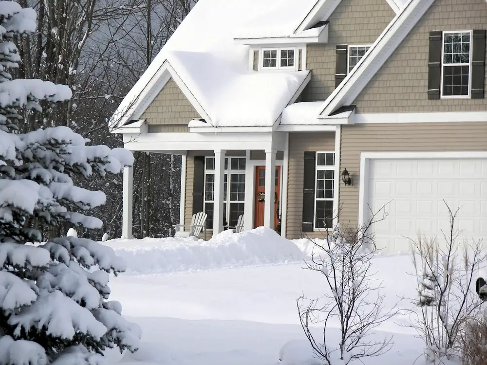 House in winter